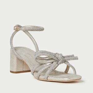 Loeffler Randall Mikel Crystal-Embellished Suede Sandals